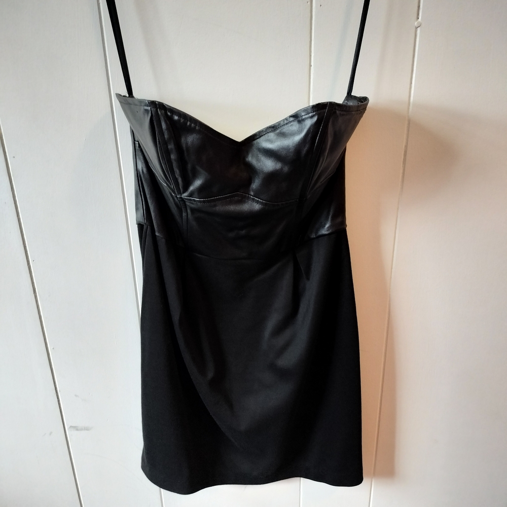 Charlotte Russe Black Strapless Dress